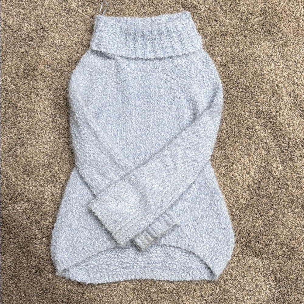 a.n.a Light Blue Turtleneck Sweater with Chunky Collar